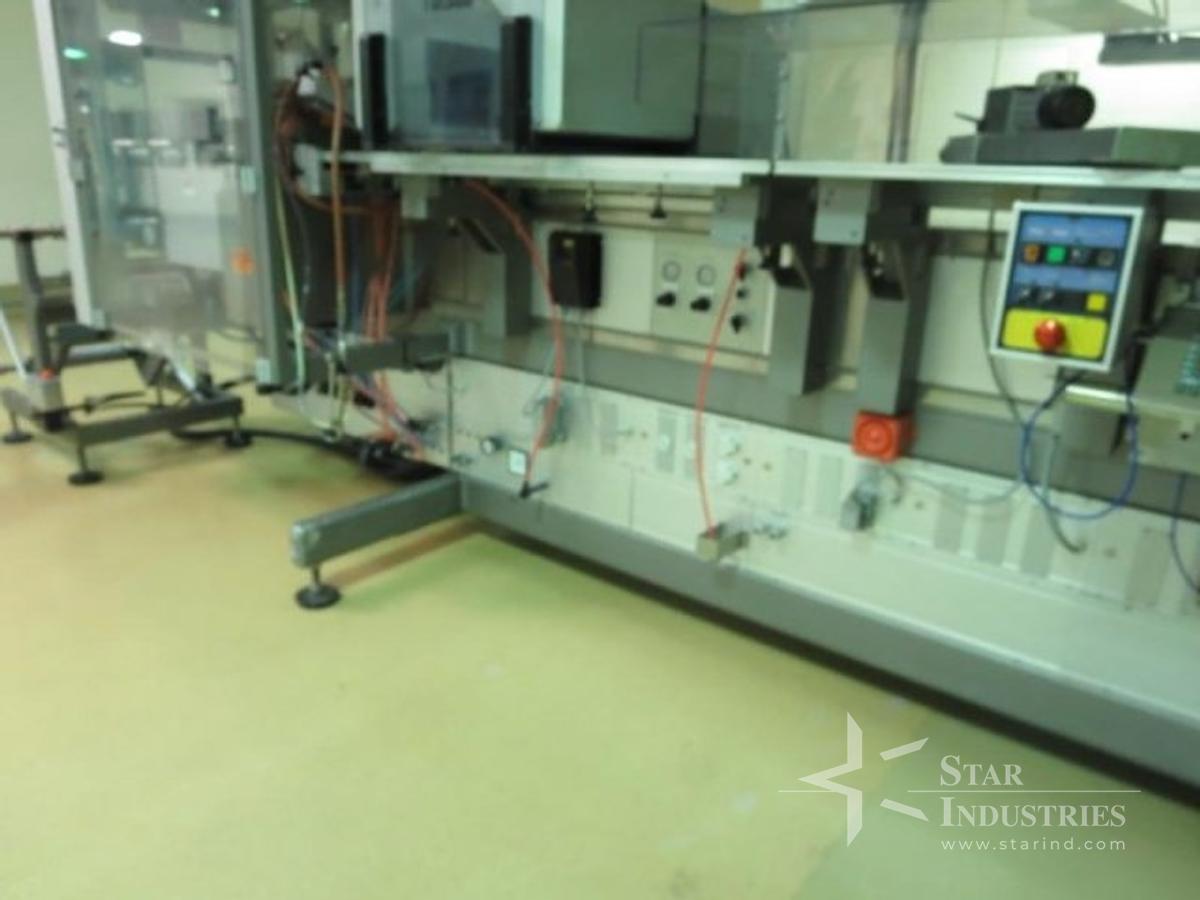 Used Uhlmann UPS4 Blister Line with Uhlmann C2205 Pac Cartoner