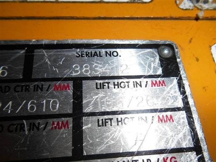 Used Big Joe Walk-behind Lift, Model PDC-30