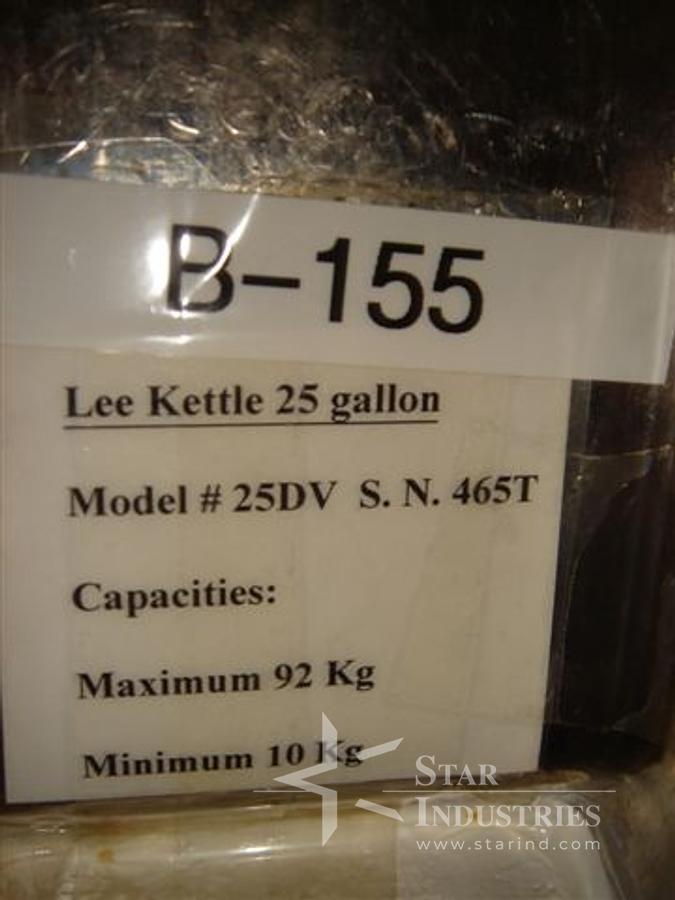 Used 25 gallon Lee Jacketed Tank