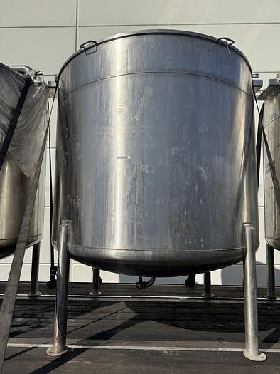 Used 1,300 Gallon, 316 Stainless Steel, Dish Bottom, JV Northwest