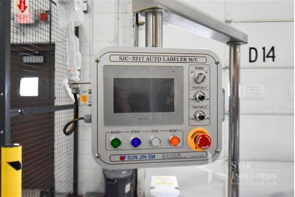 Used Sun Jin Sm Auto Labeler M/C SJC-3217