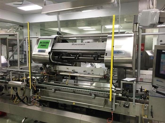 Used Complete High Speed Merrill Slat Counter Bottle Filling Line
