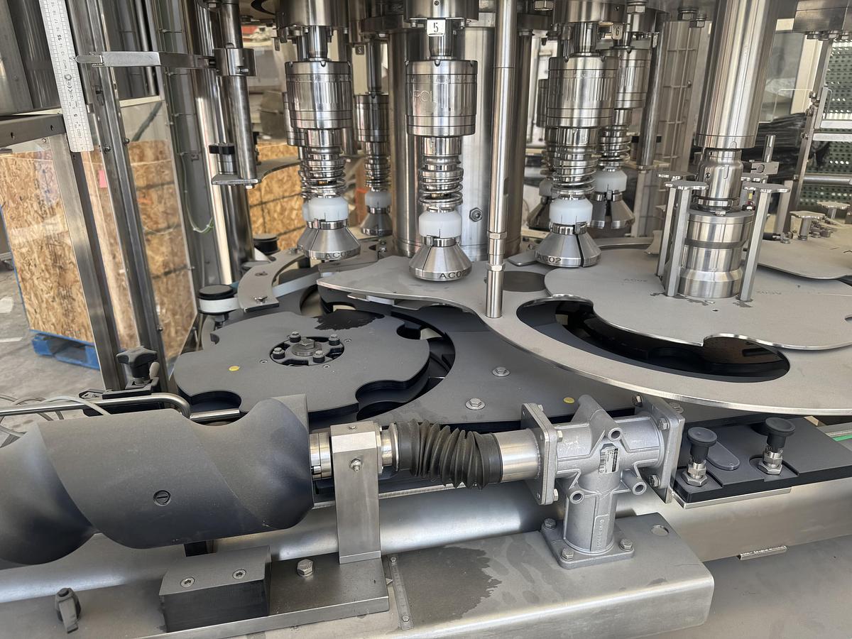 Used Arol Capper with Hopper and Elevator