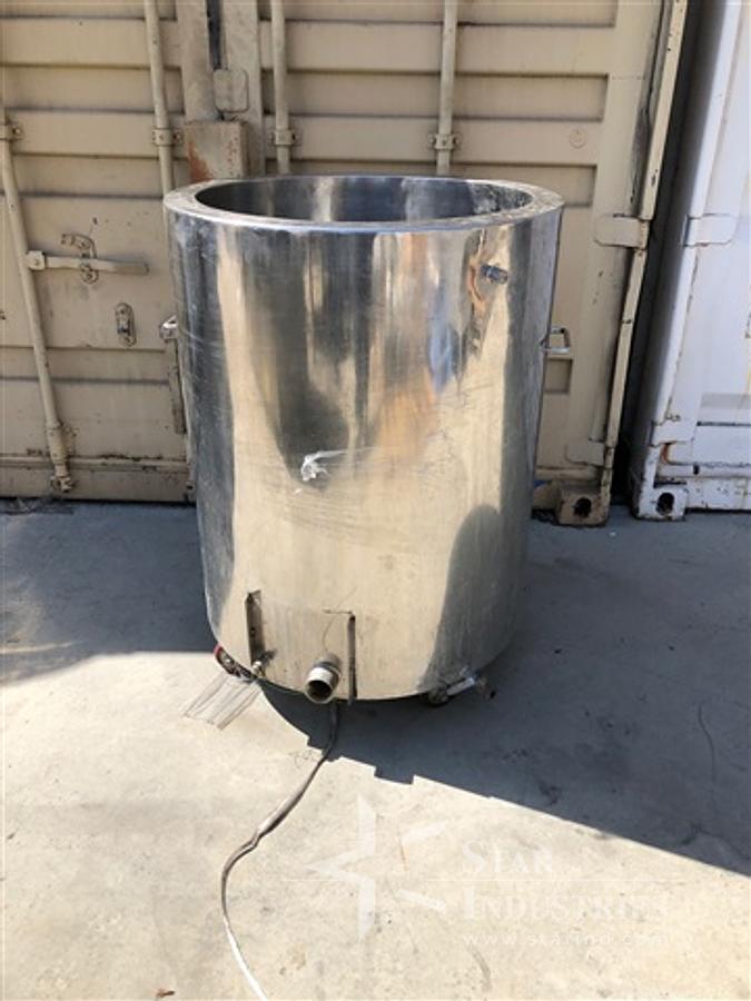 Used 70 gal. S.S. Jacketed Tank, electrically heated