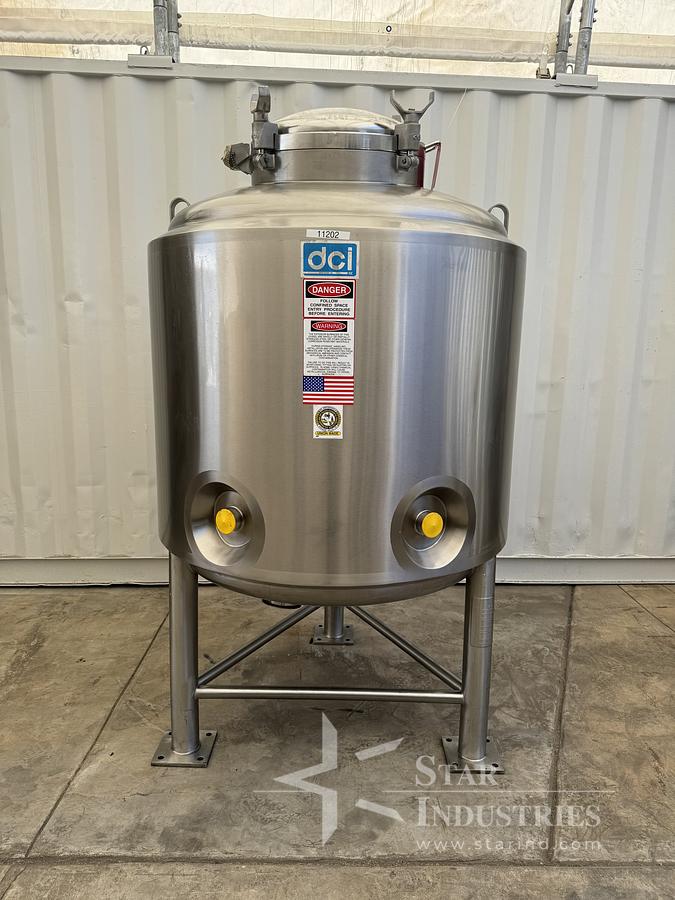 Used 1,000 Liter DCI Tank 316L