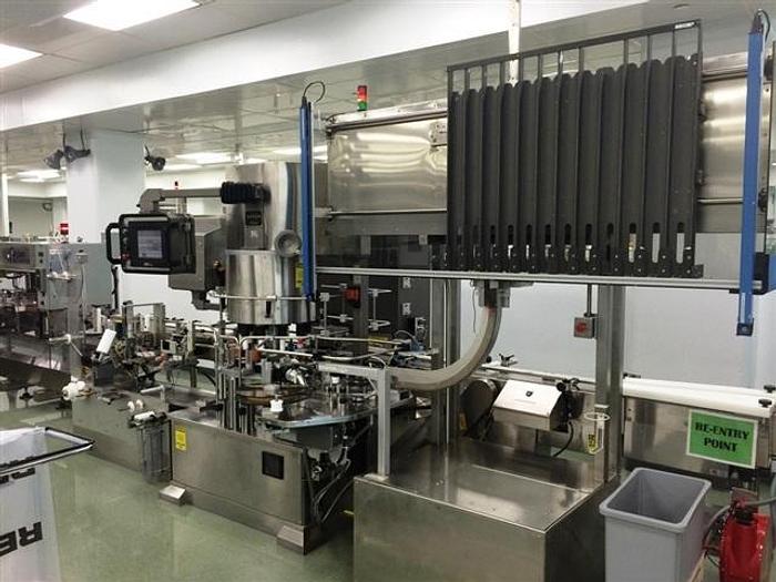 Used Complete High Speed Merrill Slat Counter Bottle Filling Line