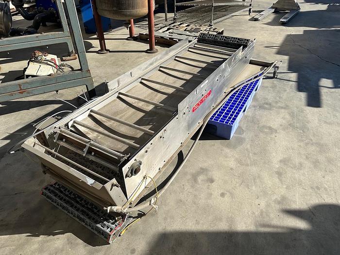 Used Pack-West Capper, Model Centurion 200, with 8' x 2' Stainless Steel Cap Elevator