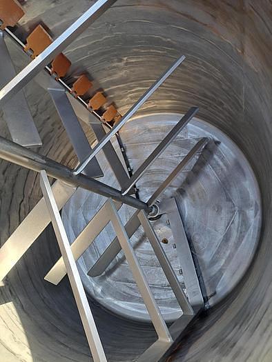 Used Tank, 500-Gallon, Stainless Steel, Dbl Motion Agitated, Jacketed, Lee,