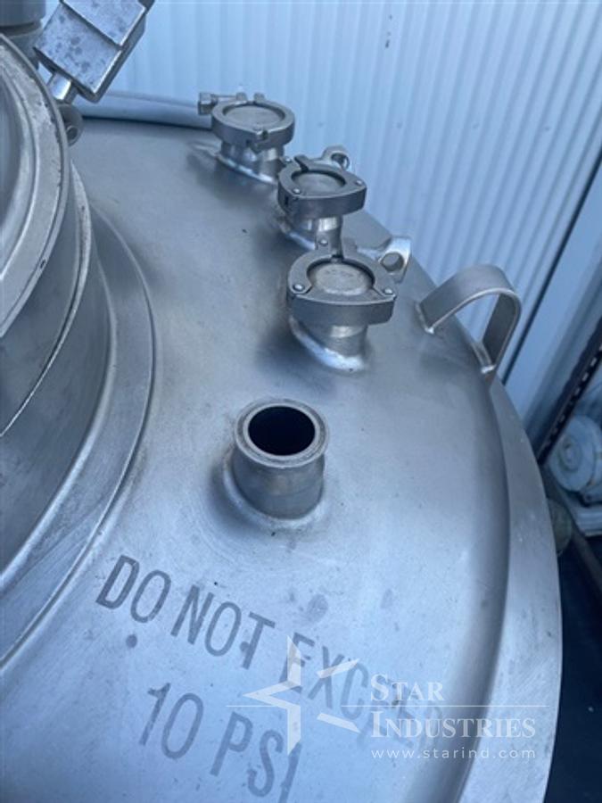 Used 1,220 liter DCI S.S. Jacketed Tank/Reactor