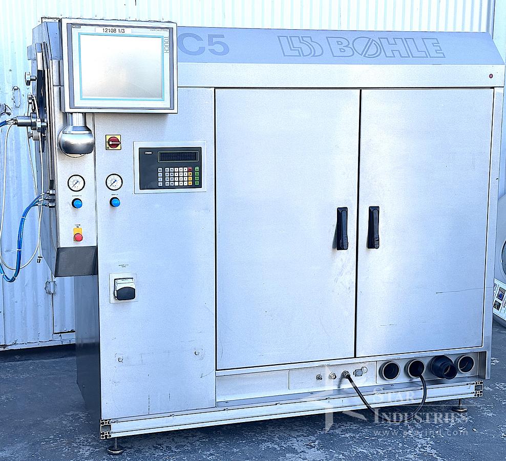 Used Bohle Lab Coater w/ 3 Mini Chiller and Pan stands