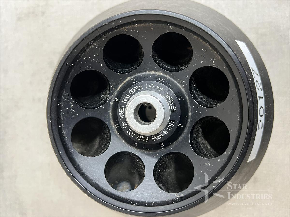 Used Beckman Coulter Fixed-Angle Aluminum Rotor, Model JA-20