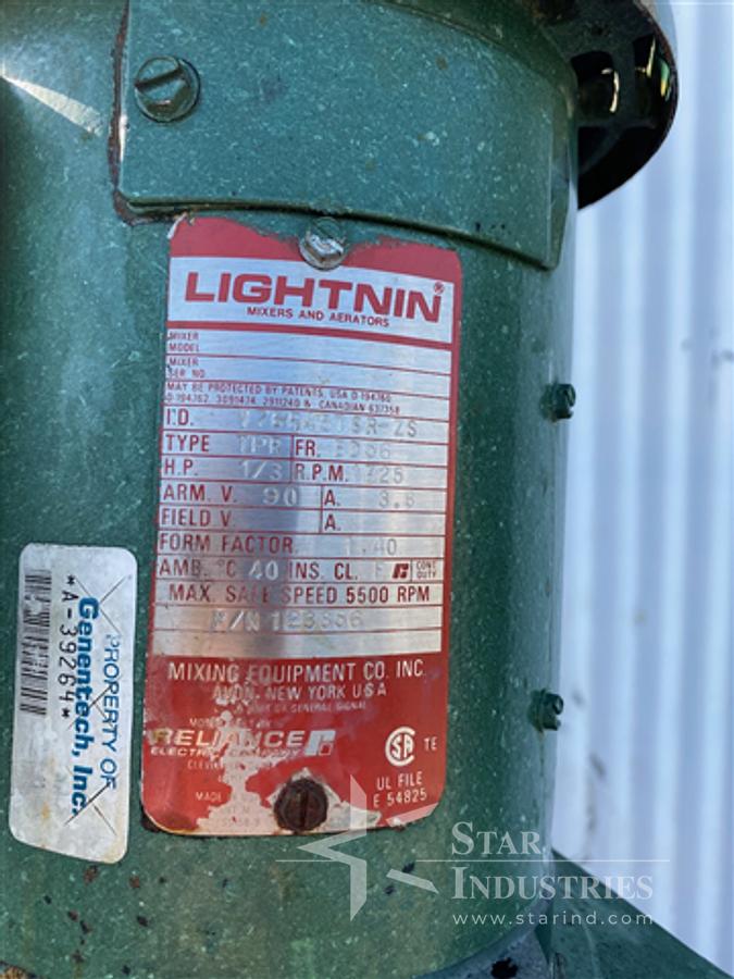 Used 500 liter Precision S.S. Reactor w/ Lightnin Mixer