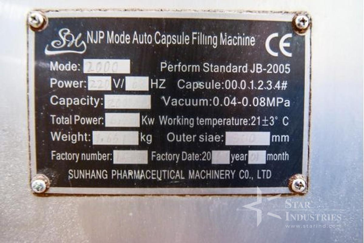Used NJP 2000 Encapsulation Machine
