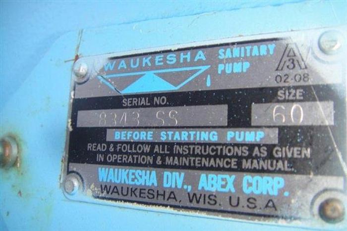 Used Waukesha Model 60 Pump
