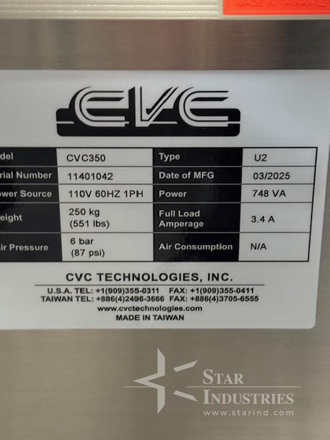 Used HORIZONTAL AMPULE LABELER CVC 350.U2