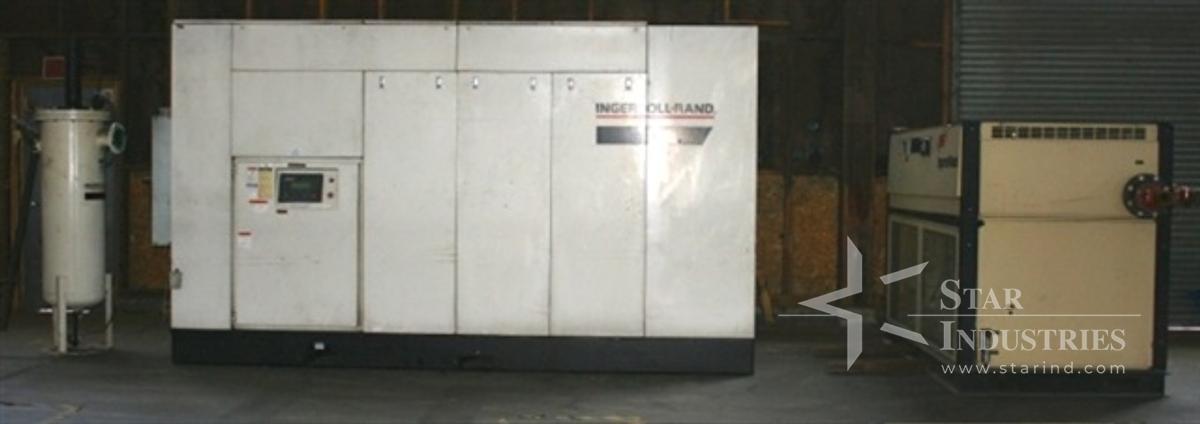 Used Ingersoll Rand Model EPE350-2S two stage rotary screw compressor