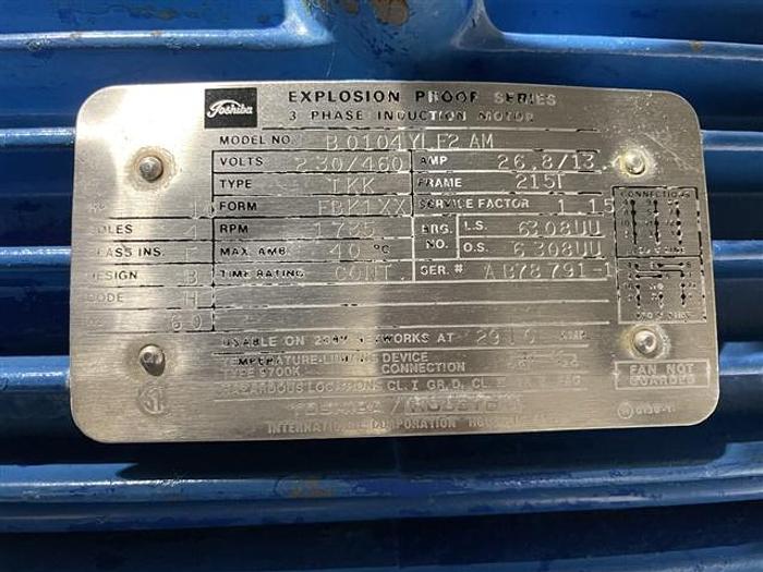 Used 007 Fluid Air Hammer Mill, S/S