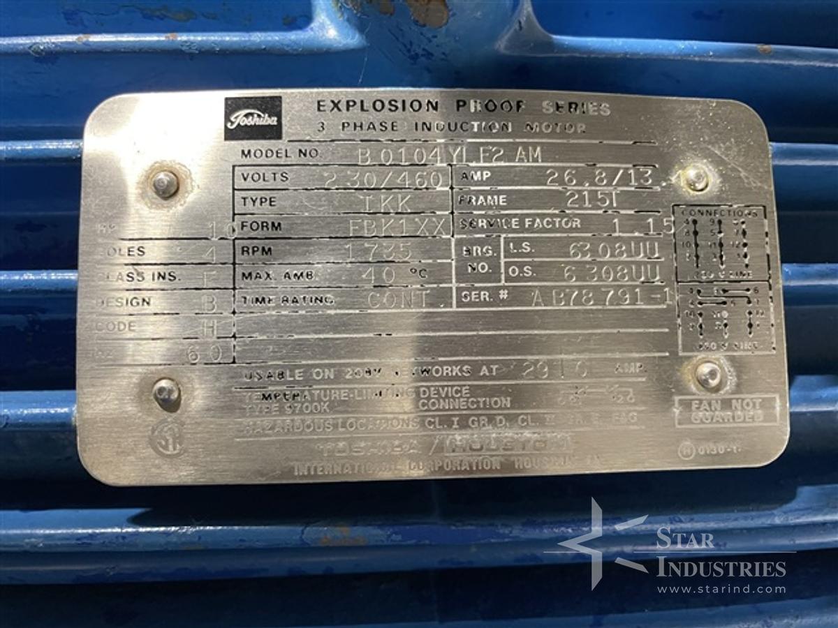 Used 007 Fluid Air Hammer Mill, S/S