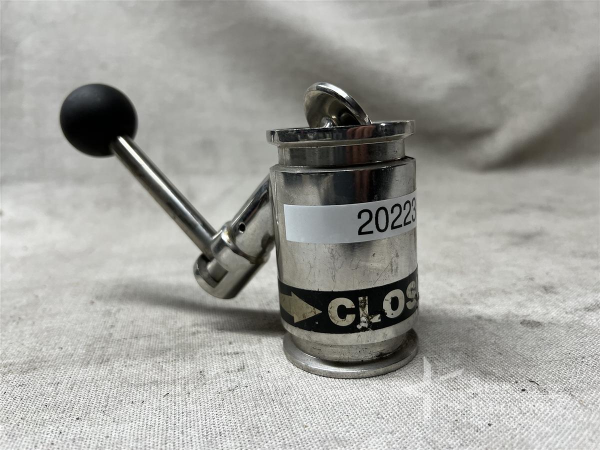 Used Stainless Steel Shut-Off Valve