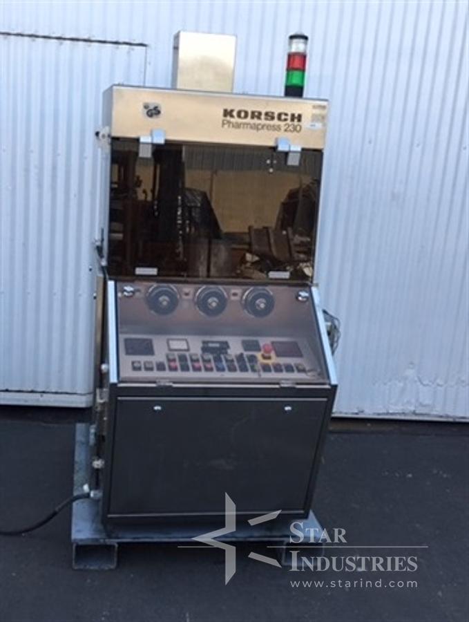 Used One used Korsch 14 station D-tooled PH230 Tablet Press