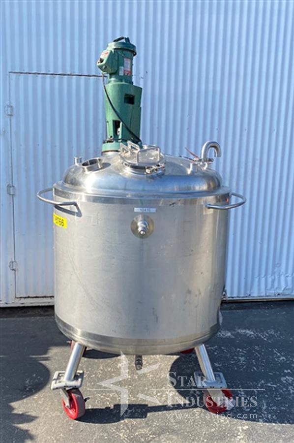 Used 500 liter Precision S.S. Reactor w/ Lightnin Mixer