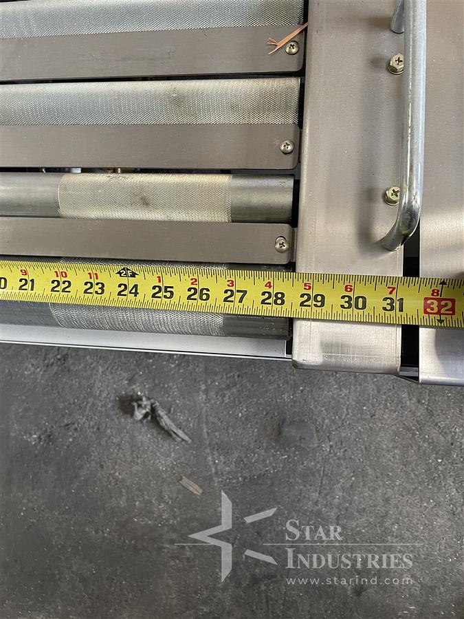 Used Transfer Conveyor w/ Box Strapper