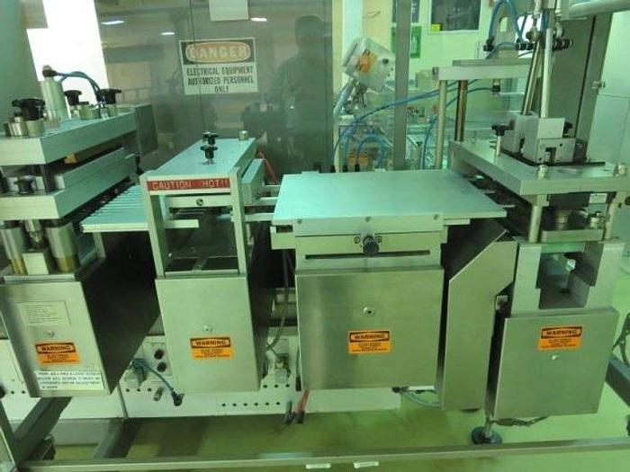 Used Uhlmann UPS4 Blister Line with Uhlmann C2205 Pac Cartoner