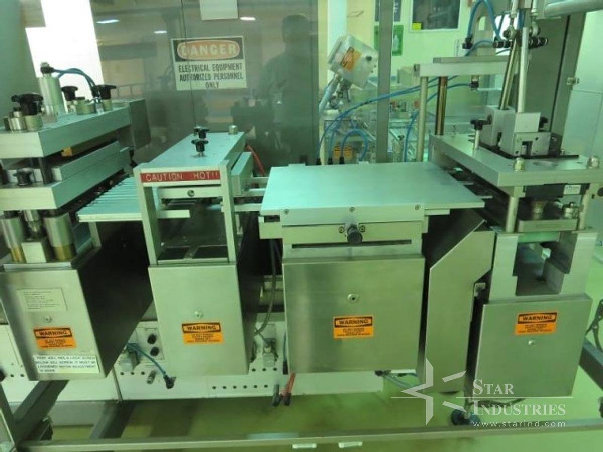 Used Uhlmann UPS4 Blister Line with Uhlmann C2205 Pac Cartoner