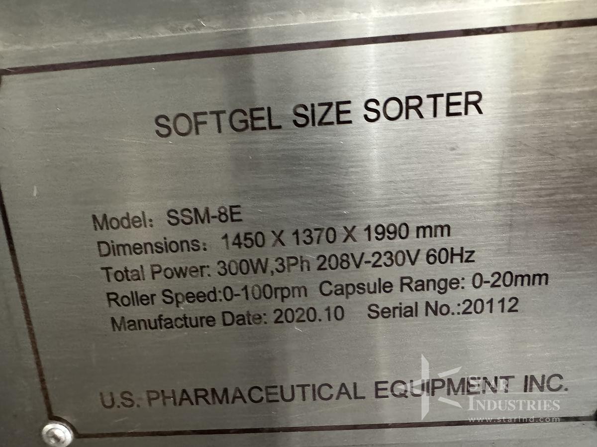 Used US Pharma Equipment Capsule Sizer, Model SSM-8E