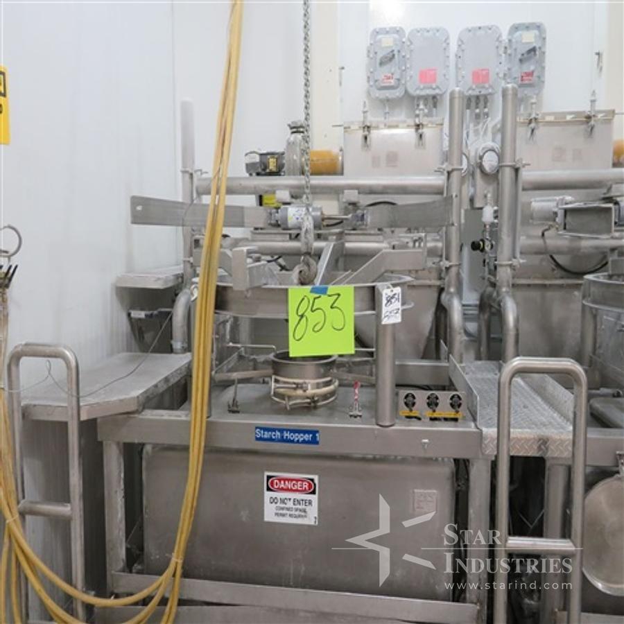Used Stainless Steel Bulk Bag Unloading System