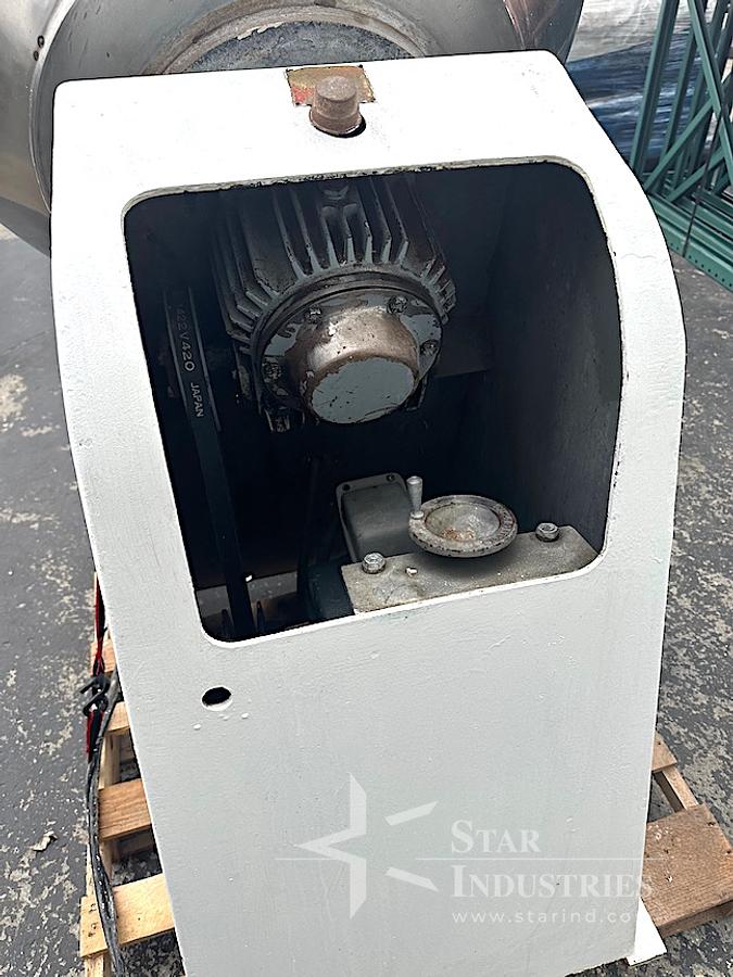 Used 40" diameter s.s. Cherry-Burrell Coating/Polishing Pan