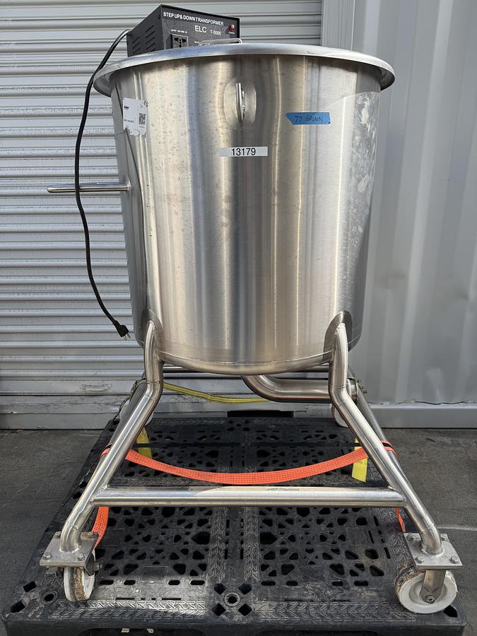 Used 77 Gallon SS tank with Lid