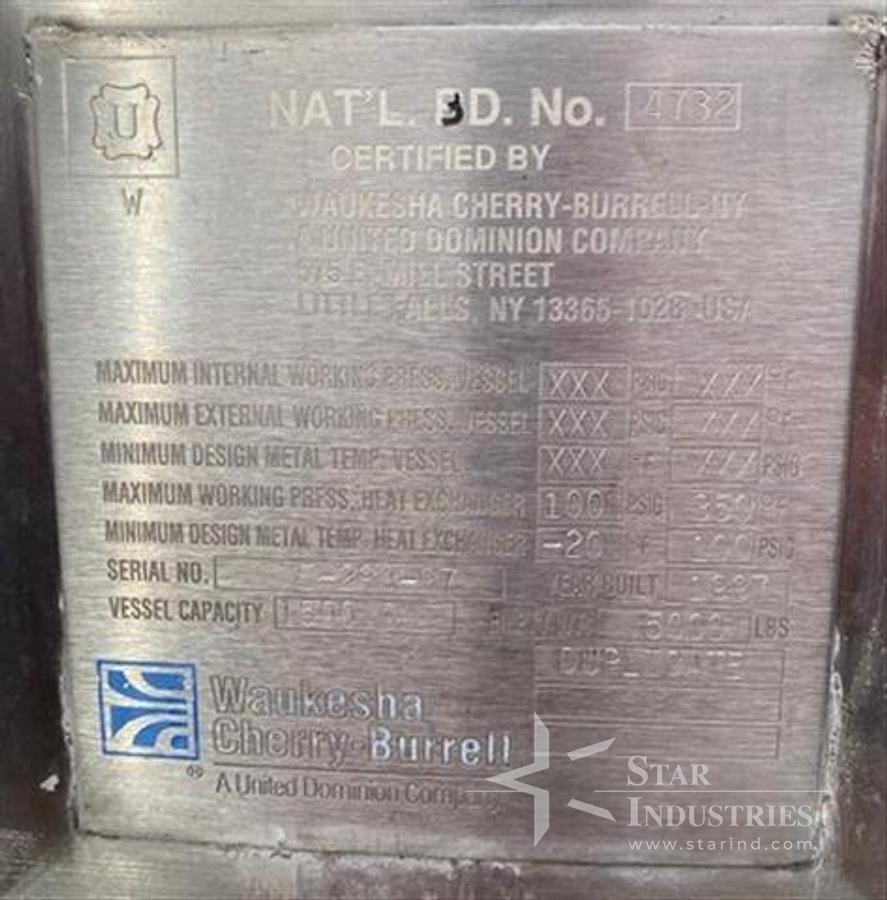 Used Tote Systems 650 liter/23 c.f. 316 ss Dry Tote