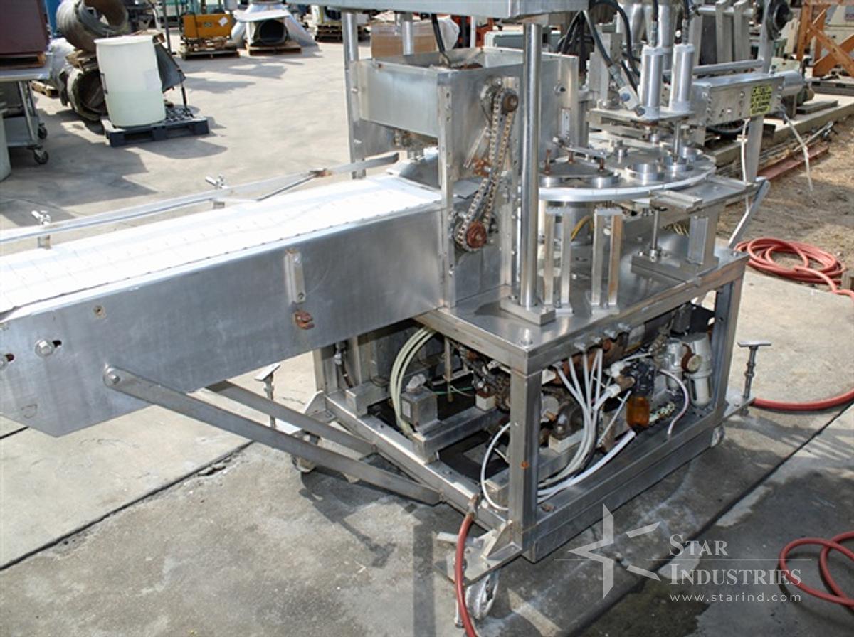 Used Autoprod Twin Piston Filler/Capper, Model RO-A7