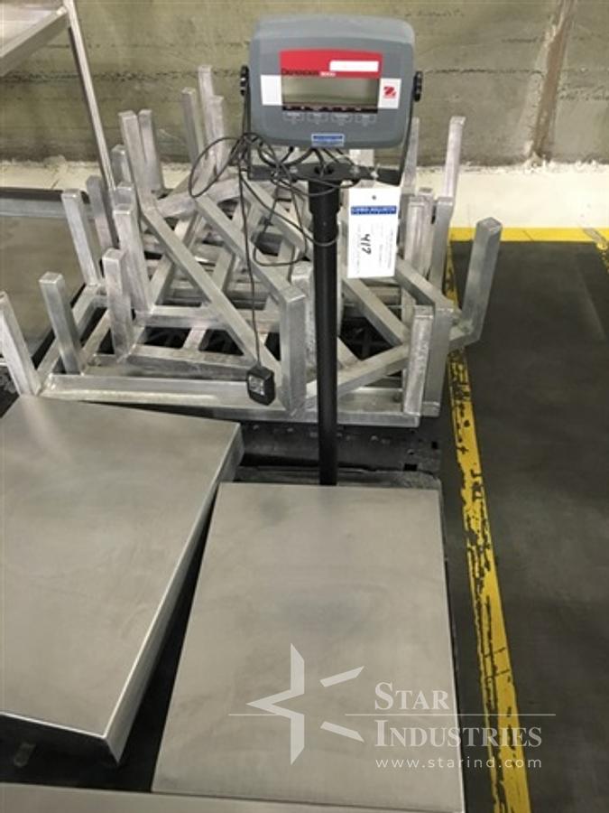 Used Ohaus Defender 3000, Model T31P 150 lbs. Scale