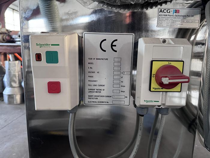 Used ACG-Pam Pharma Technologies Vacuum 