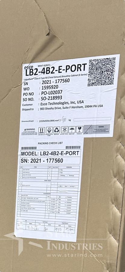 Used Labculture Class II Type B2(Total Exhaust)Biosafety Cabinet(E-series)