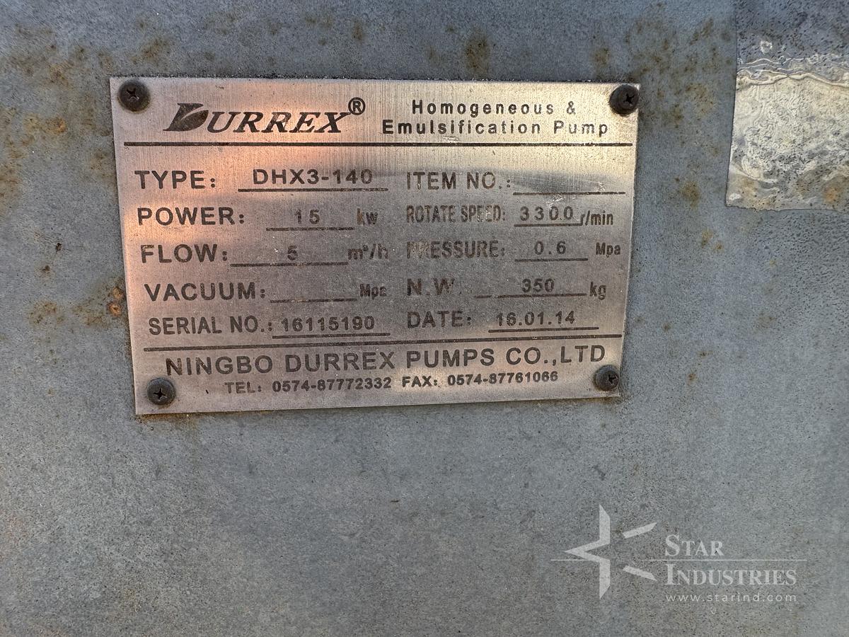 Used 15 kw/20 h.p. Pump, 240-480/60/3