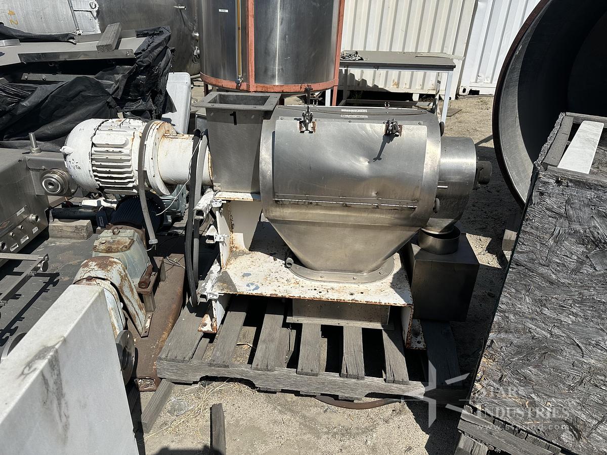 Used Kason 3 h.p. Sifter w/ Eriez 10x14 TOD-2 Magnet