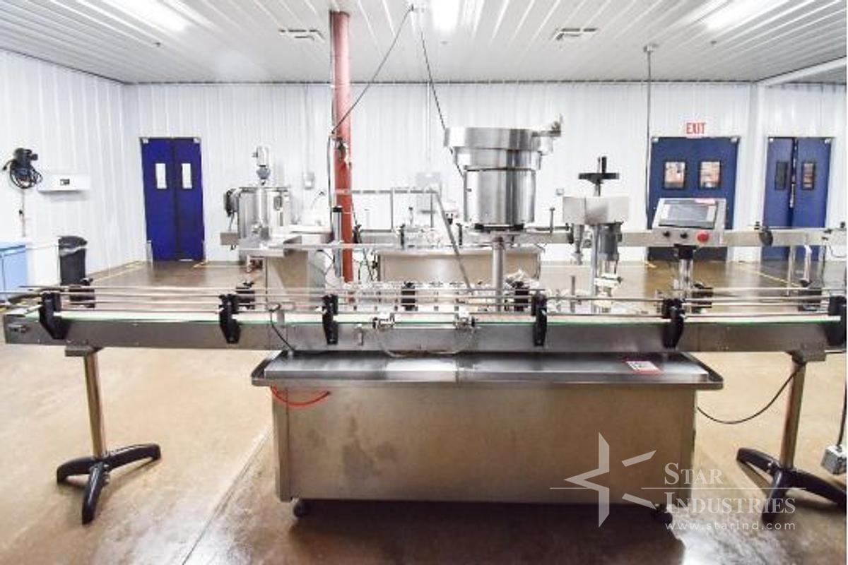Used KGF 6 Head Liquid Filler and Seal