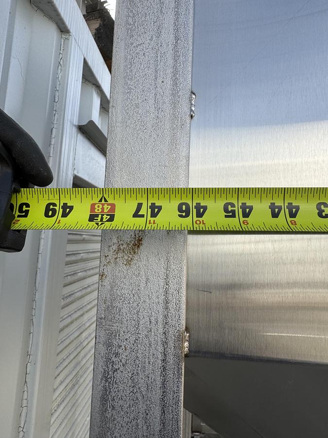 Used Stainless Steel Tank, on casters