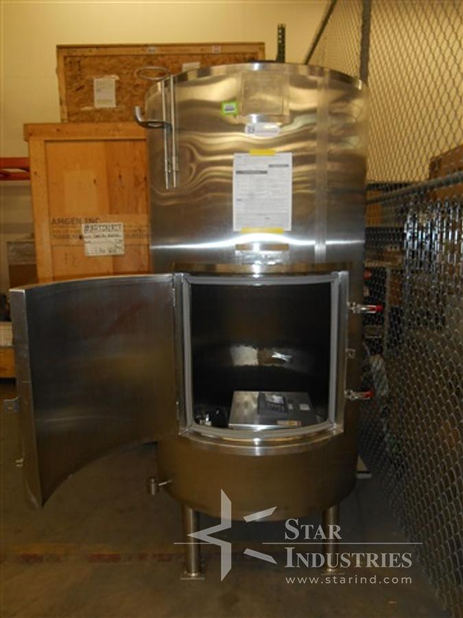 Used 1000 Liter Stainless Technology Jacketed Bag Vessel