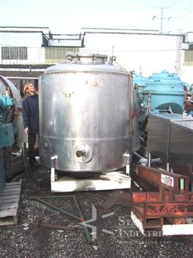 Used PERMA SAN 231 GALLON STAINLESS STEEL TANK   #3889