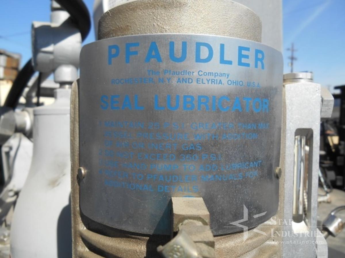Used 200 liter Pfaudler Glass-lined Reactor w/ agitator