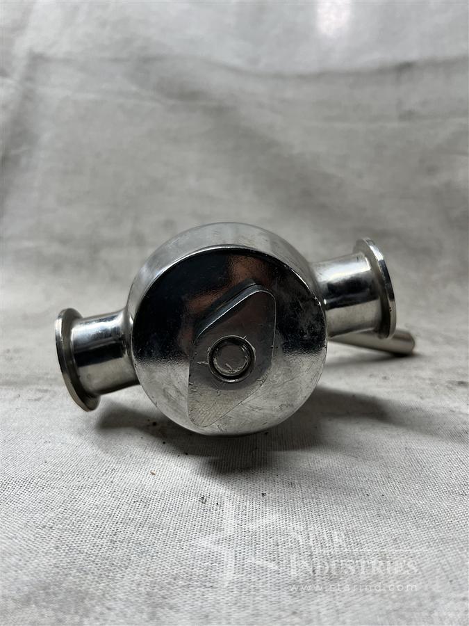 Used Tri-Clover Stainless Steel Shut-Off Valve
