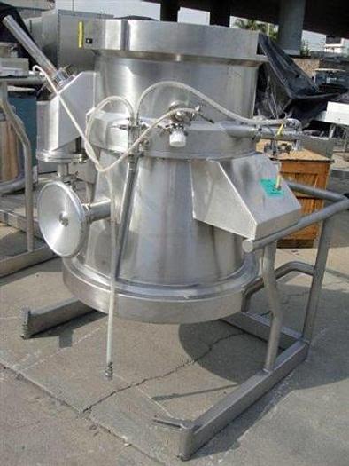 Used Glatt RI620 rotor product bowl with two tangential spay nozzles for GPCG-30