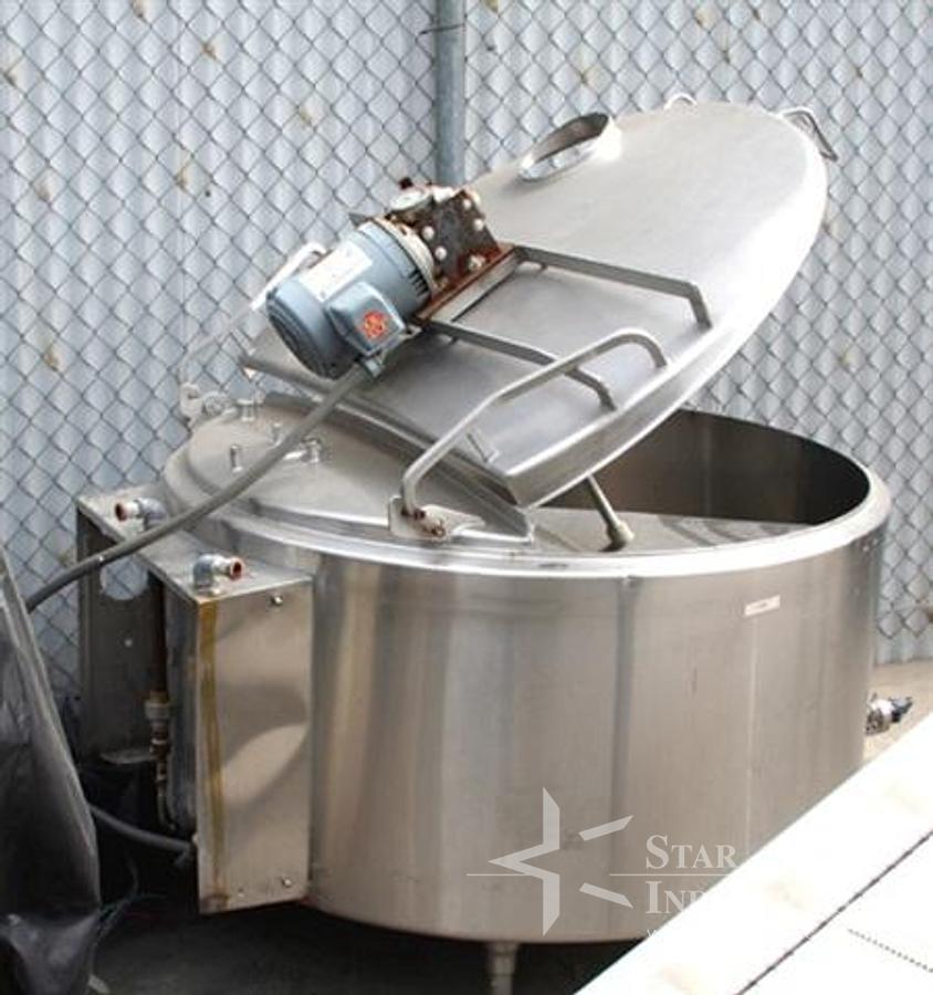 Used Stainless Steel Tank w/ Mixer