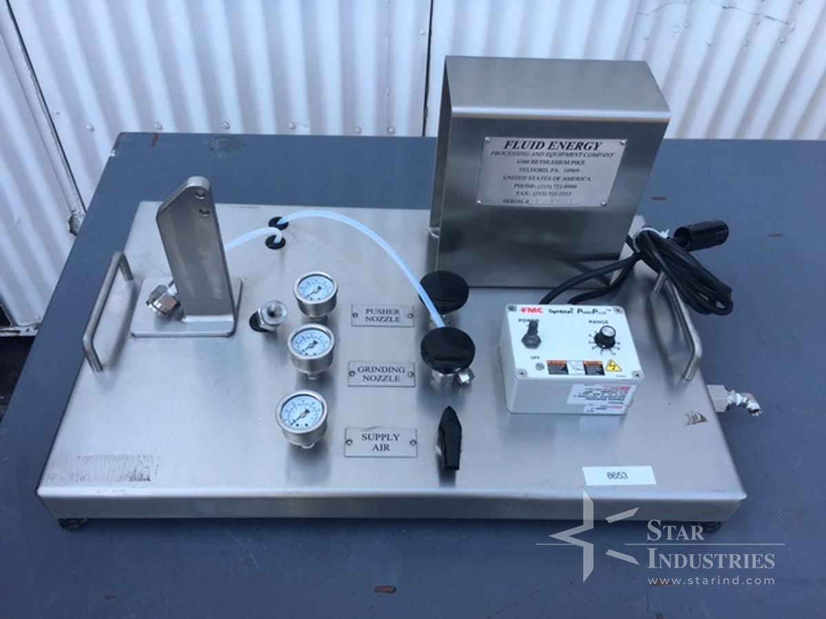 Used Fluid Energy Base & Controller w/ Syntron Feeder