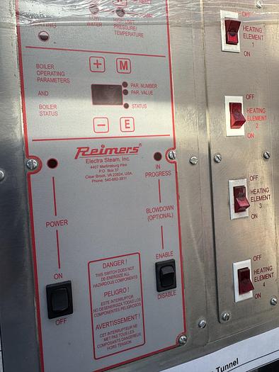 Used Axon Heat Tunnel with Electra Steam RH-80 (Heat Element)