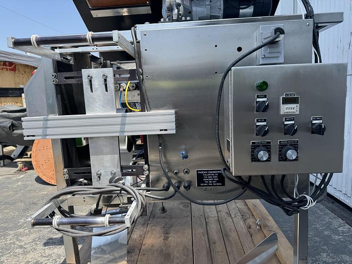 Used Phoenix Engineering Go Packer Model 1000 Pouching Machine w/ Disk Counter